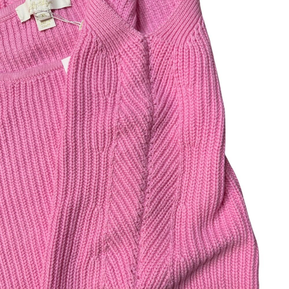 Lilly Pulitzer Bristow Ribbed Cardigan & Matching Tank Set In Pink Bliss NWT XL - Picture 10 of 16